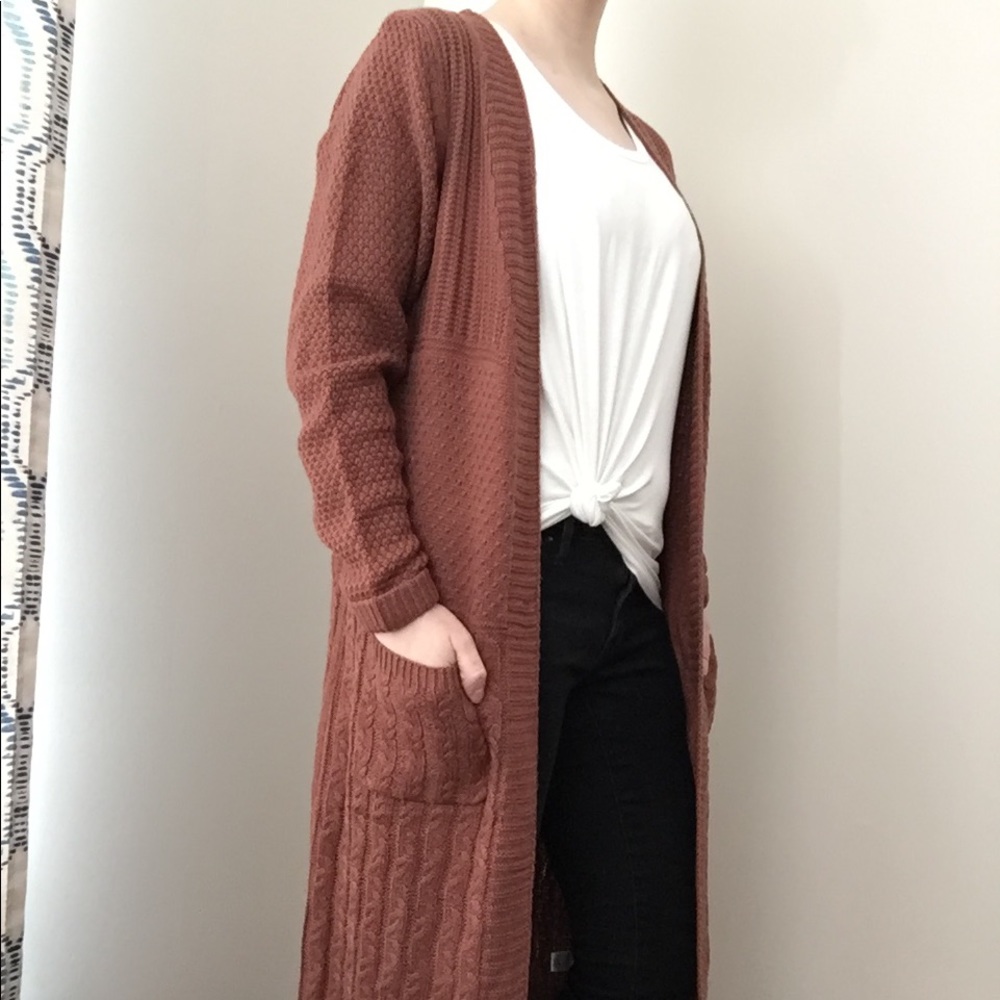 Lizard Thicket Long Cardigan - Picture 2 of 3